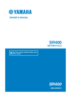 Yamaha SR400 - Owners manual 2016 